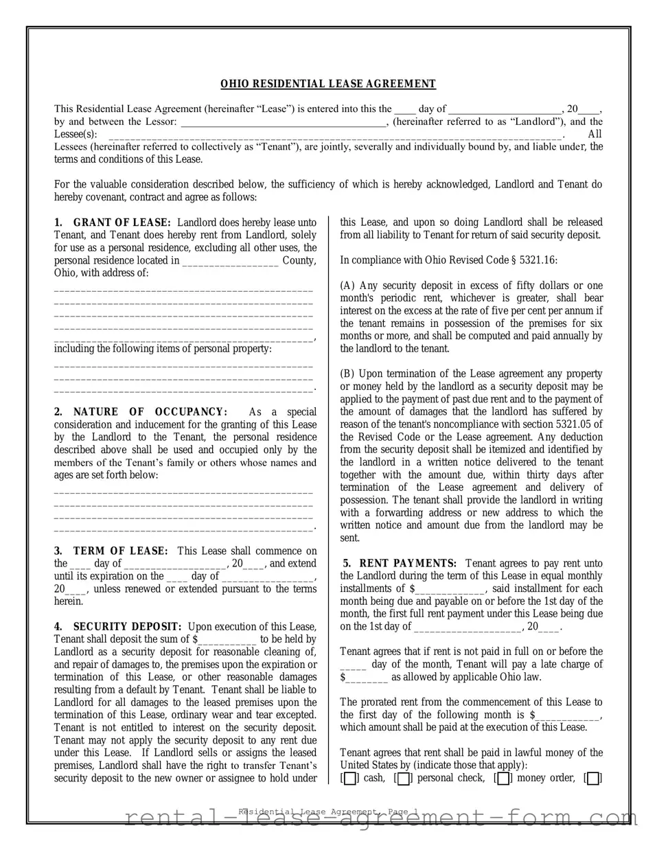 Fill Your Appartment Lease Agreement Template